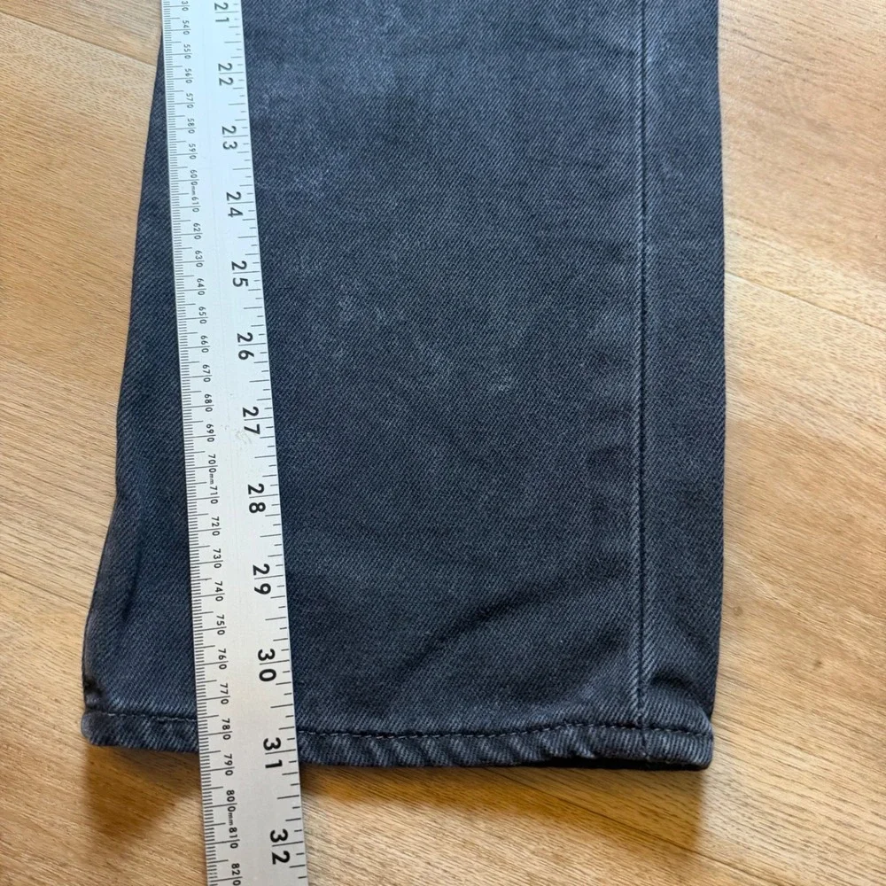 Levi's 501 Original Fit Jeans Mens 30x32 Black Button Fly Straight Leg Denim
